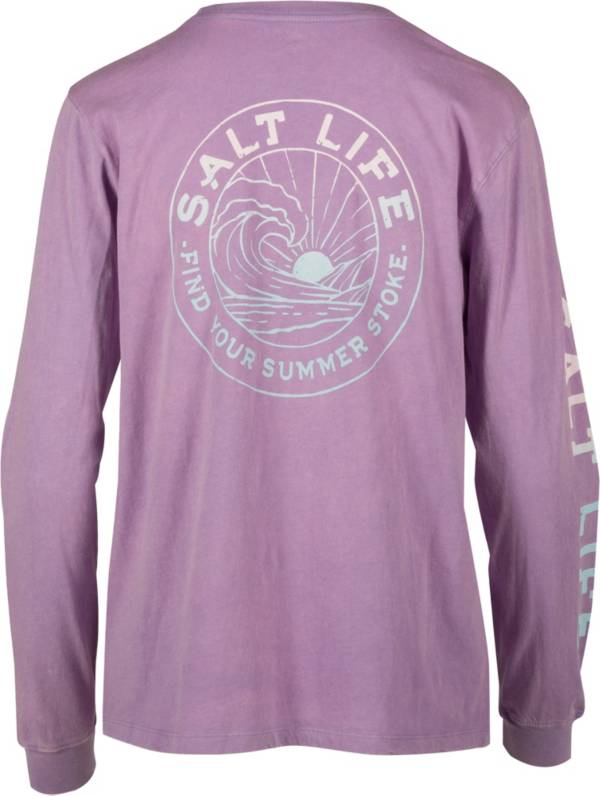 Salt Life Women's Summer Stroke Fade Long Sleeve Shirt