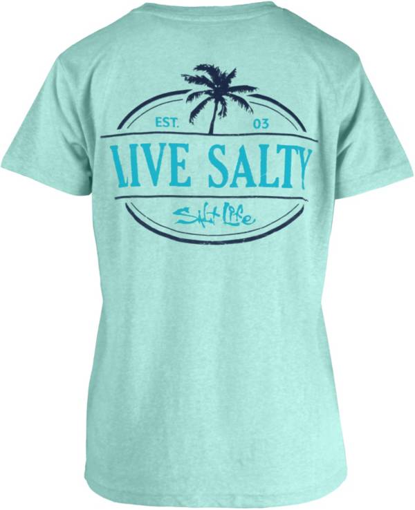 Salt Life Women's The Motto Boyfriend Short Sleeve Graphic T-Shirt