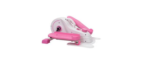 Sunny Health & Fitness P2030 Pink Magnetic Under Desk Elliptical