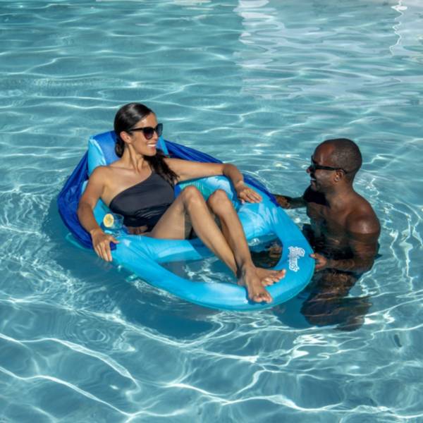 SwimWays Recliner Pool Float with Canopy