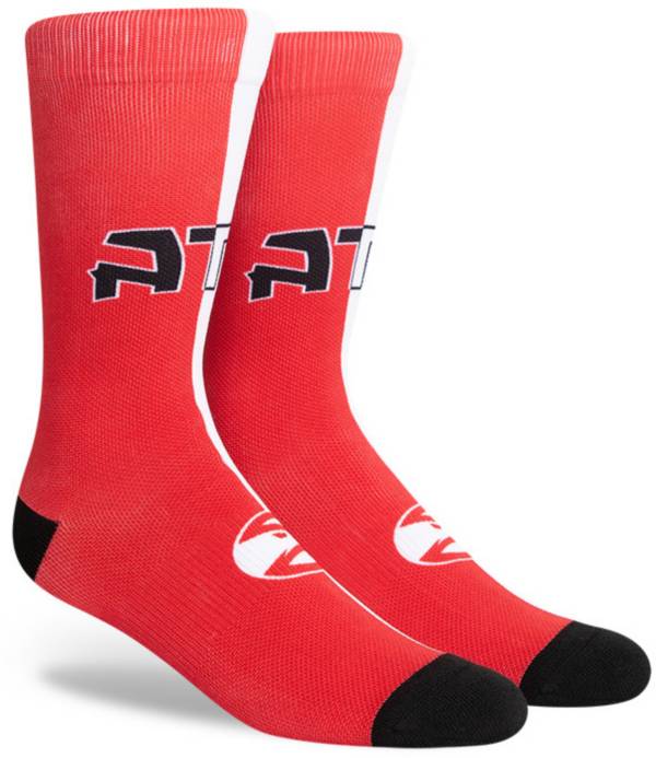 PKWY Atlanta Hawks Split Crew Socks