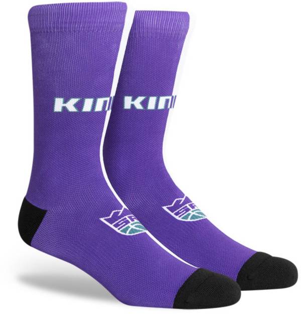 PKWY Sacramento Kings Split Crew Socks