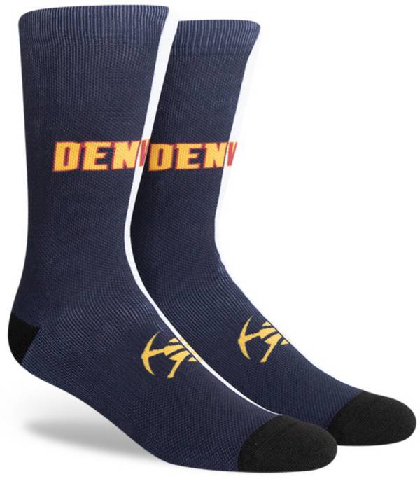 PKWY Denver Nuggets Split Crew Socks