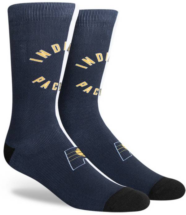 PKWY Indiana Pacers Split Crew Socks