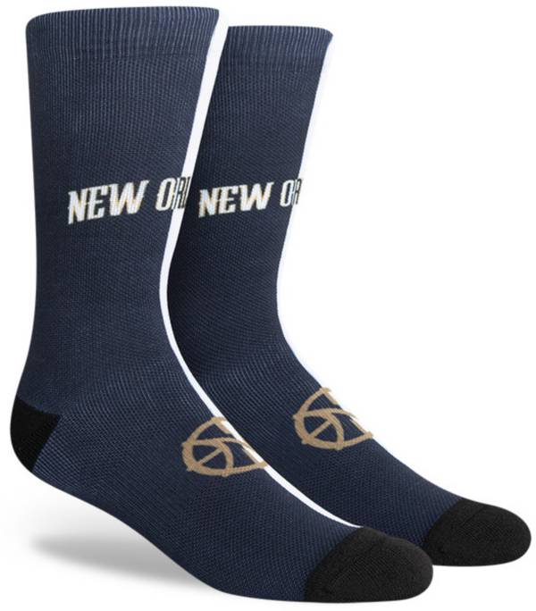 PKWY New Orleans Pelicans Split Crew Socks