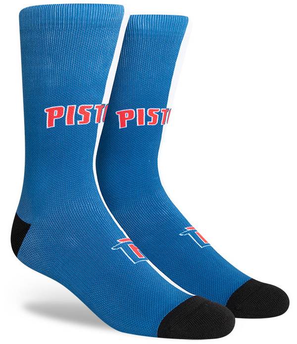 PKWY Detroit Pistons Split Crew Socks