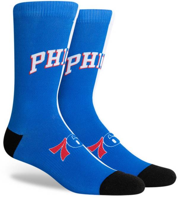 PKWY Philadelphia 76ers Split Crew Socks