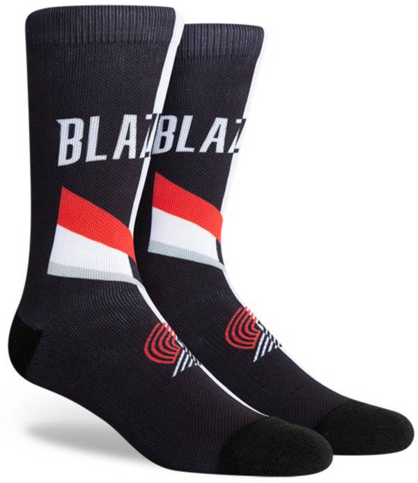 PKWY Portland Trail Blazers Split Crew Socks