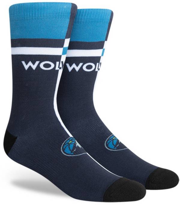 PKWY Minnesota Timberwolves Split Crew Socks