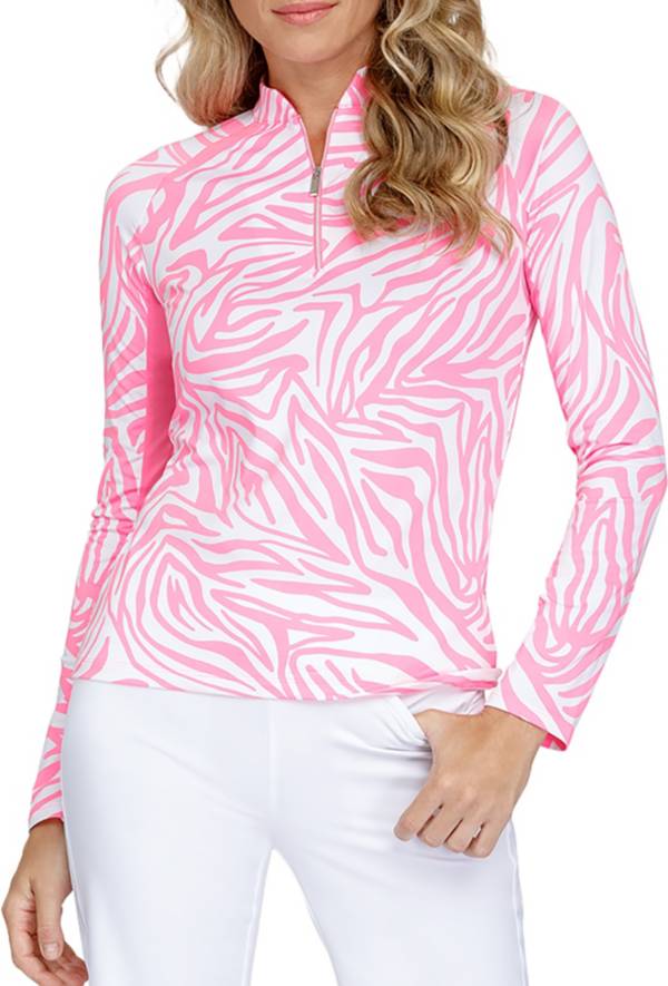 Tail Women's Printed Raglan Long Sleeve Golf Shirt product image