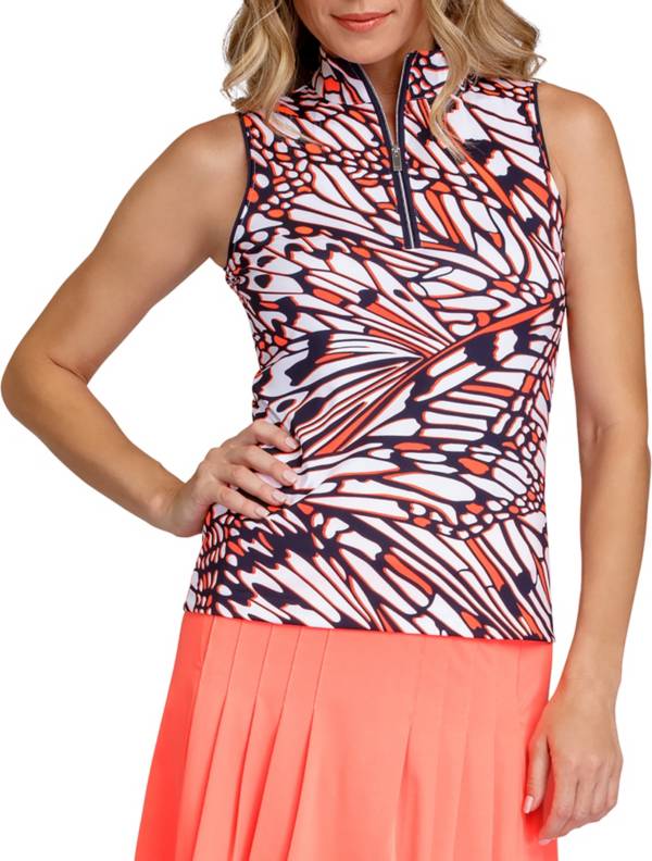 Tail Women's Monarch Sleeveless Mock Neck Golf Top