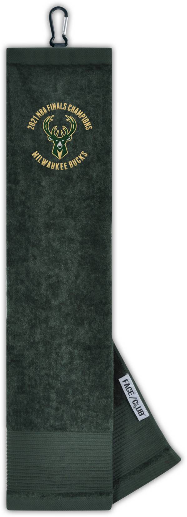 Team Effort Milwaukee Bucks Champions Tri-Fold Embroidered Towel