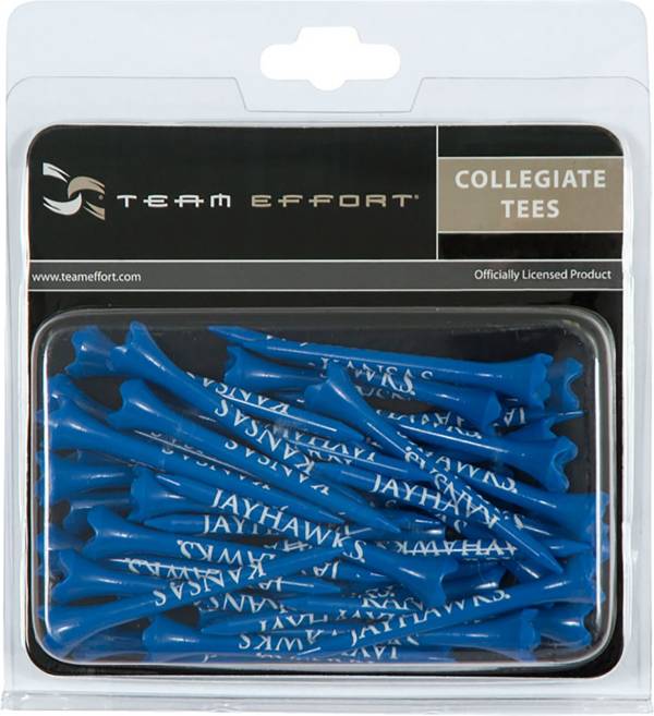 Team Effort Kansas Jayhawks Golf Tees - 40 Pack