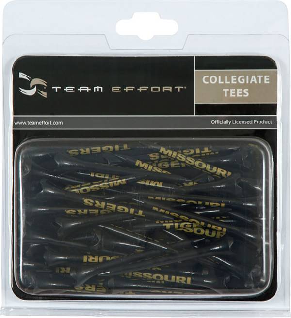 Team Effort Missouri Tigers Golf Tees - 40 Pack