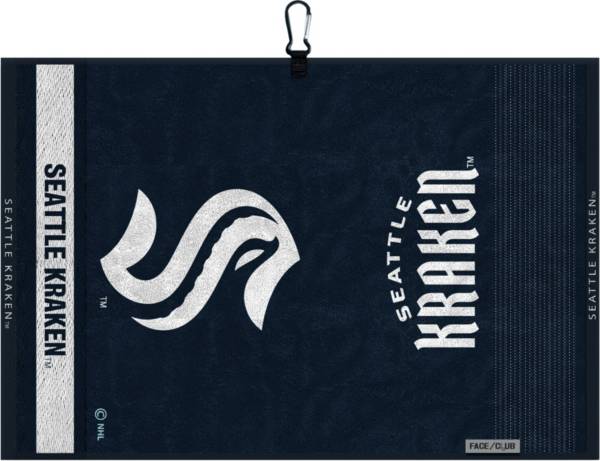 Team Effort Seattle Kraken Face/Club Jacquard Golf Towel