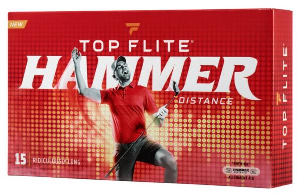 Top Flite 2022 Hammer Distance Golf Balls - 15 Pack product image