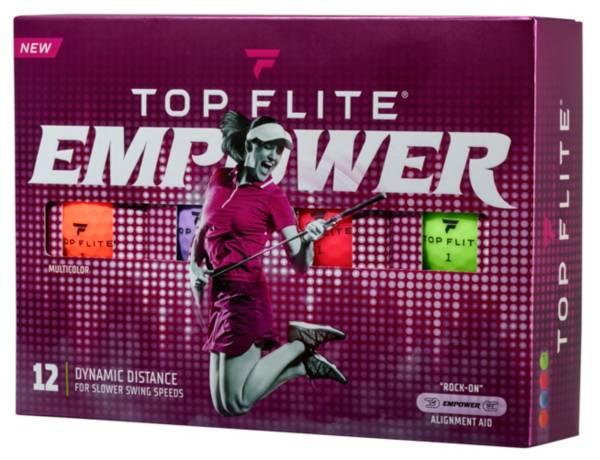 Top Flite Women's 2022 Empower Matte Multi-Color Golf Balls