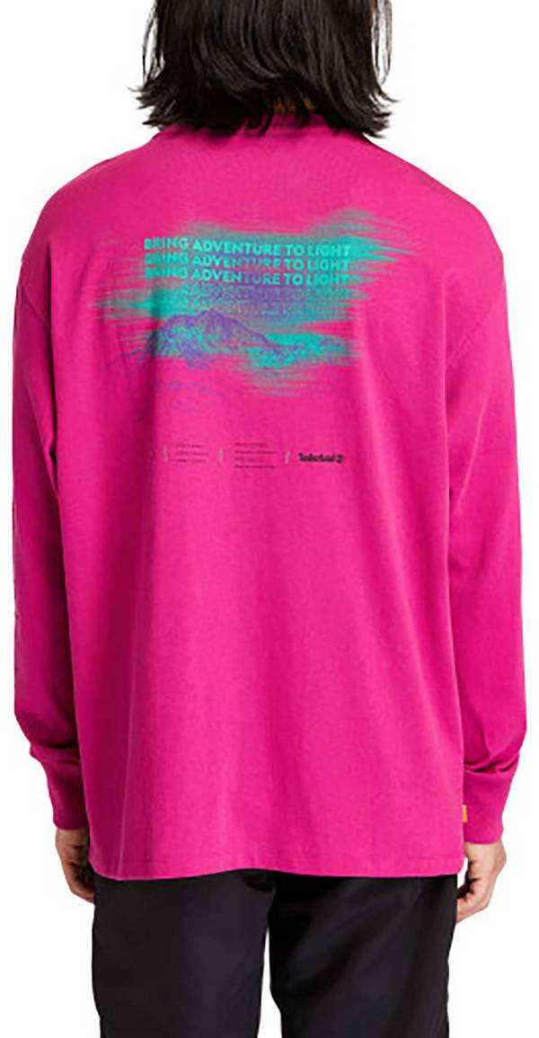 Timberland Men's Northern Light Sky Long Sleeve Graphic T-Shirt
