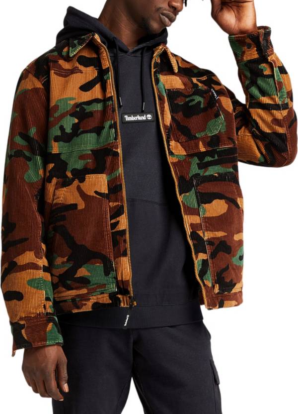 Timberland Men's Youth Culture Camo Corduroy Chore Jacket