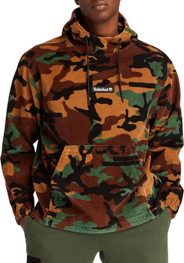 Timberland Men's Youth Culture Camo Corduroy Hoodie