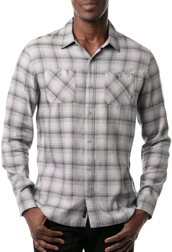 TravisMathew Men's Day And Night Button-Up Flannel Golf Shirt