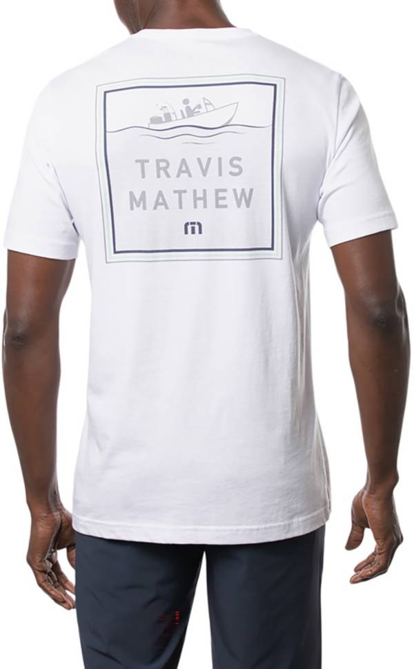 TravisMathew Men's Mountain Money Short Sleeve Golf Shirt product image