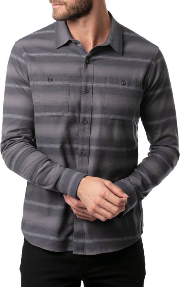 TravisMathew Men's Final Approach Button-Up Flannel Golf Shirt