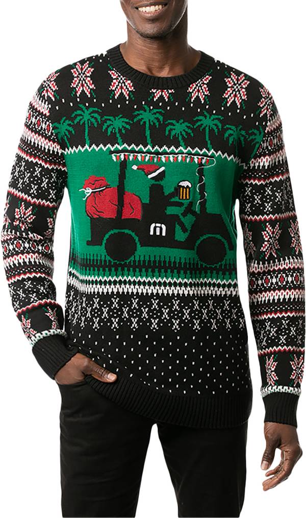 TravisMathew Men's Season's Greetings Golf Sweater