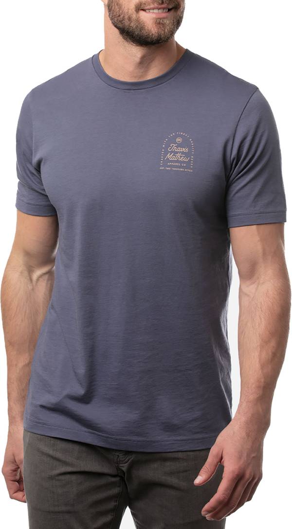TravisMathew Men's Travel Plans Short Sleeve Golf T-Shirt product image