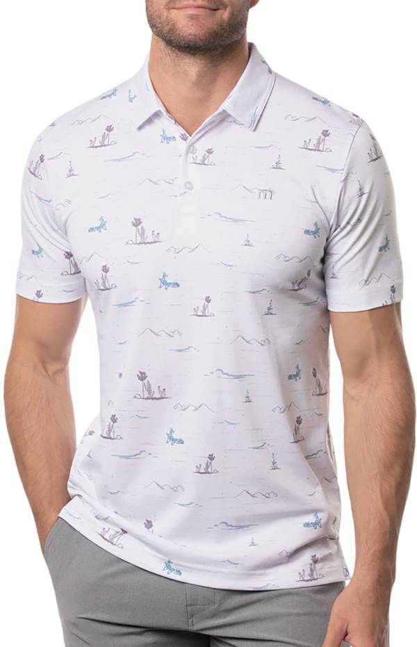 TravisMathew Men's Warp Drive Golf Polo