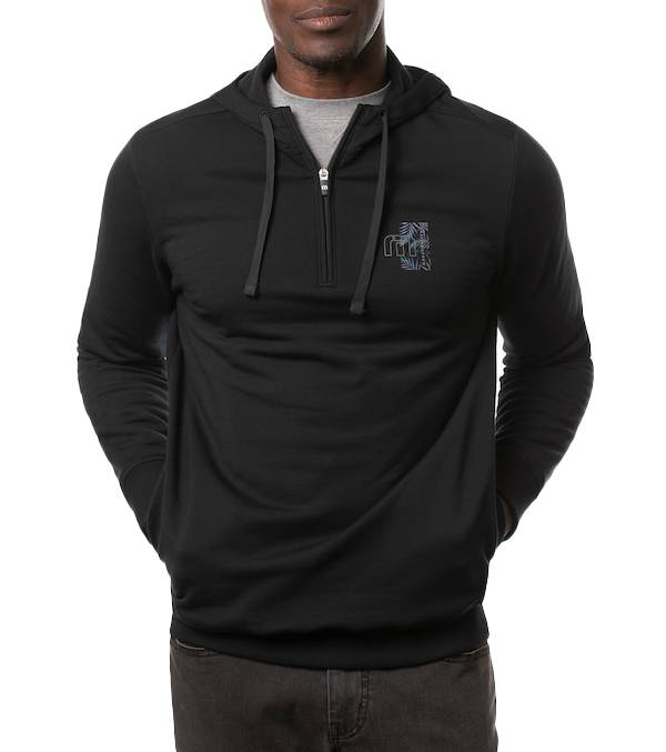 TravisMathew Men's You're Bluffing 1/4 Zip Golf Hoodie