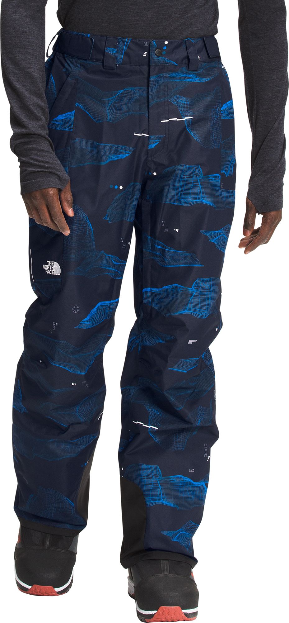 north face camo snow pants