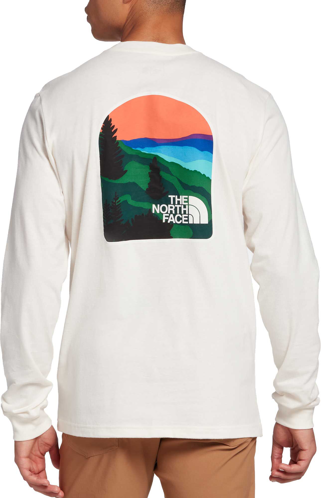 white north face long sleeve top