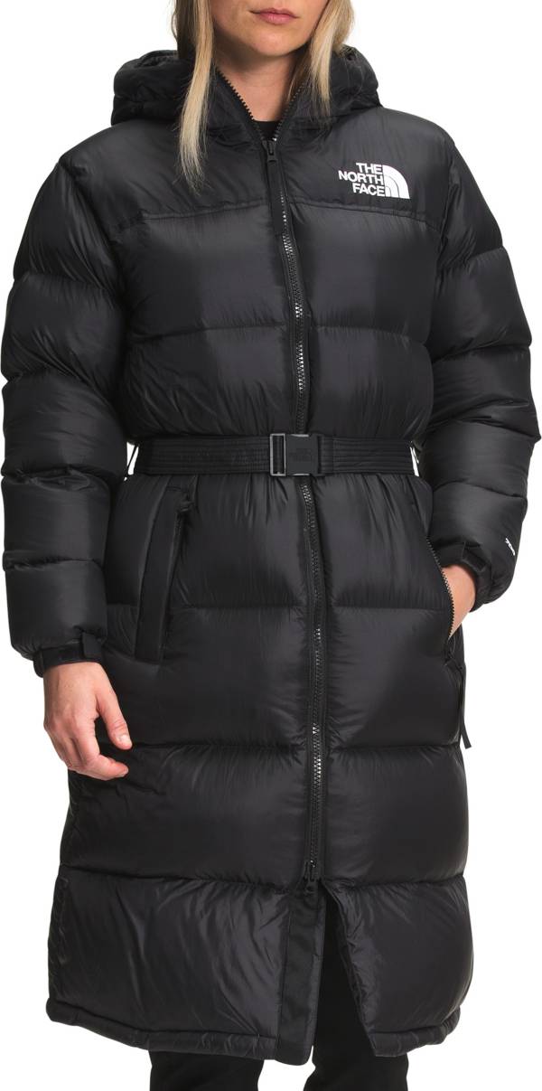 The North Face Women's Nuptse Belted Long Parka