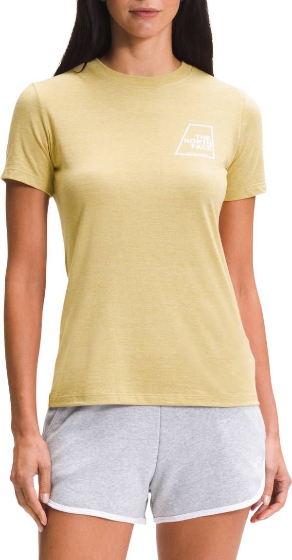 The North Face Women's Logo Marks Tri-Blend Short Sleeve T-Shirt