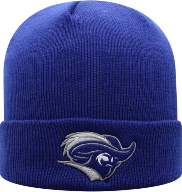 Top of the World Men's Christopher Newport Captains Royal Blue Cuff Knit Beanie product image