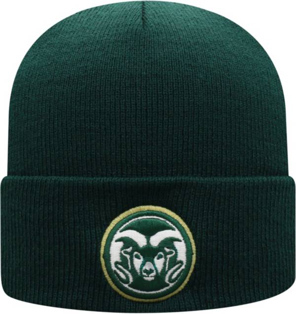 Top of the World Men's Colorado State Rams Green Cuff Knit Beanie