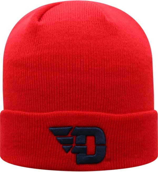 Top of the World Men's Dayton Flyers Red Cuff Knit Beanie
