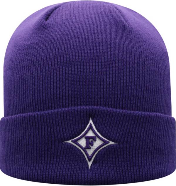 Top of the World Men's Furman Paladins Purple Cuff Knit Beanie