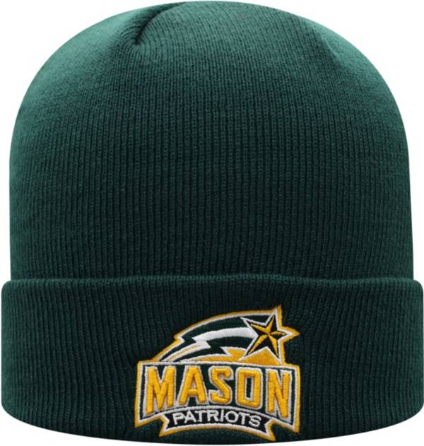 Top of the World Men's George Mason Patriots Green Cuff Knit Beanie