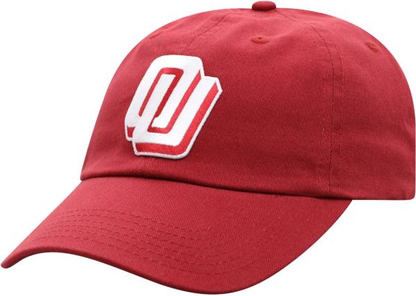 Top of the World Men's Oklahoma Sooners Crimson Game of the Century Disco Logo Adjustable Hat