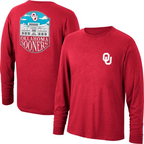 Top of the World Men's Oklahoma Sooners Crimson Staple Long Sleeve T-Shirt