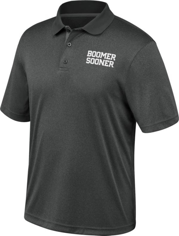 Top of the World Men's Oklahoma Sooners Grey Promo Poly Polo