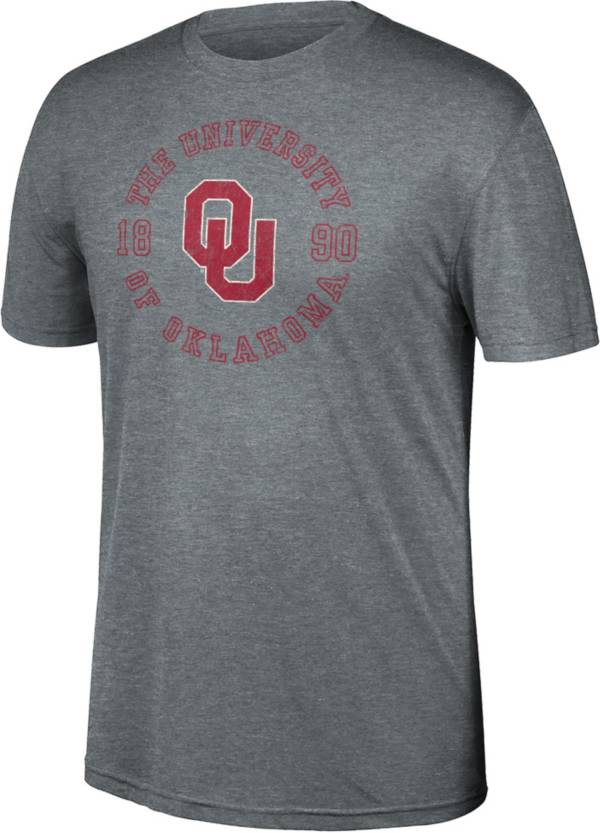 Top of the World Men's Oklahoma Sooners Grey Heritage T-Shirt