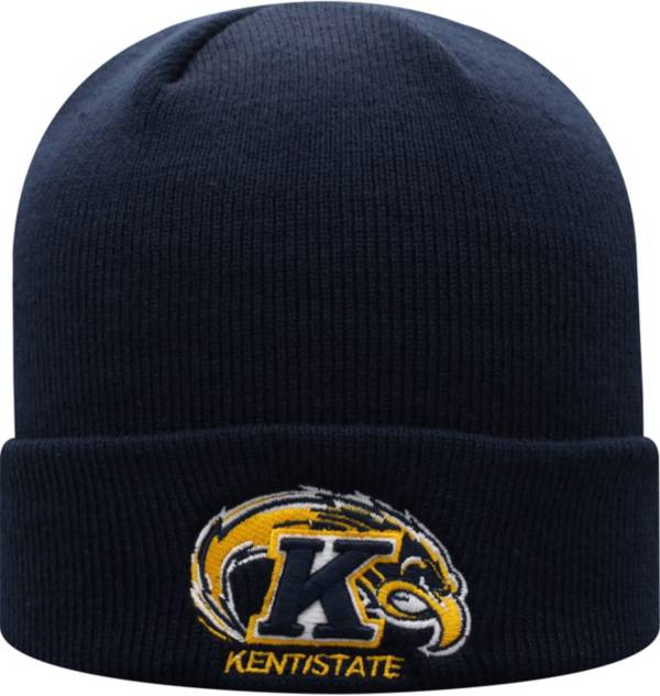 Top of the World Men's Kent State Golden Flashes Navy Blue Cuff Knit Beanie