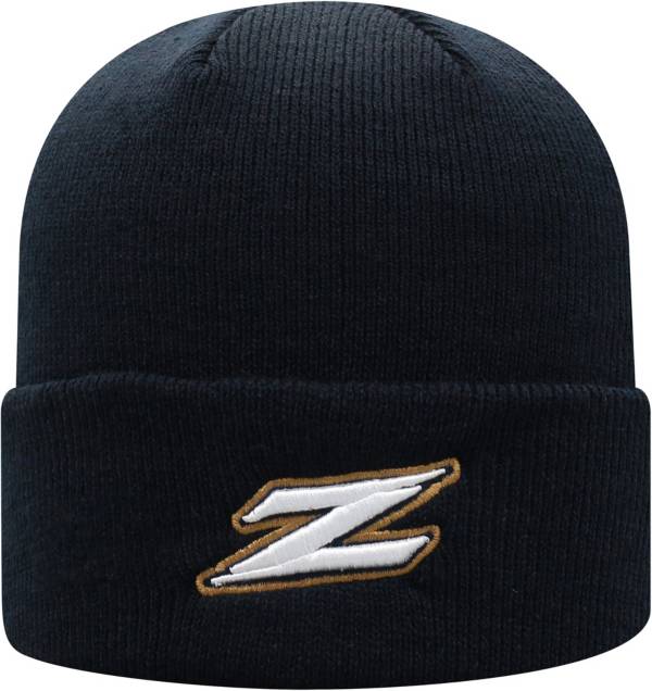 Top of the World Men's Akron Zips Navy Cuff Knit Beanie