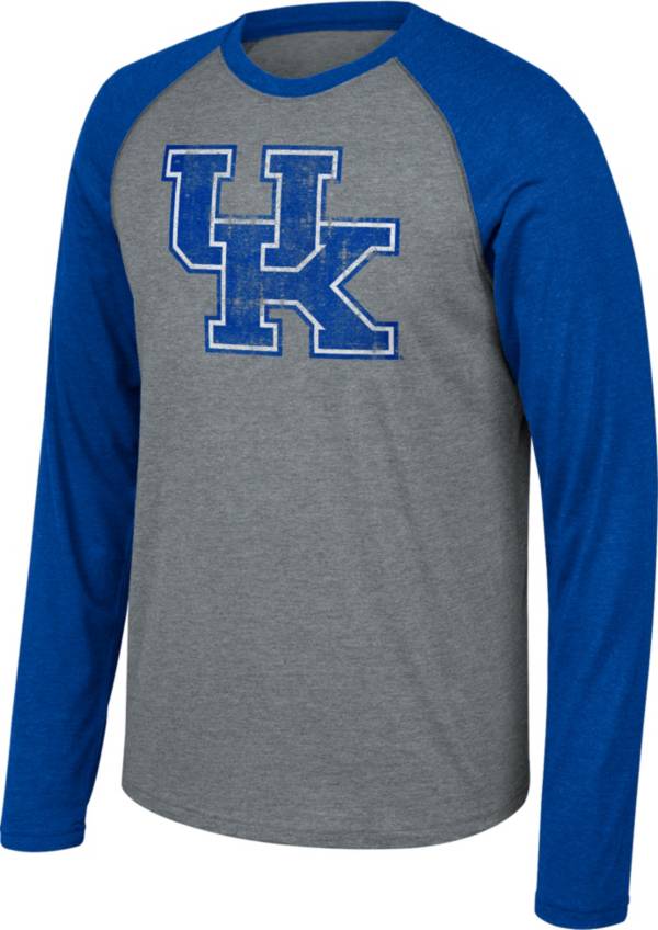 Top of the World Men's Kentucky Wildcats Grey Raglan Long Sleeve T-Shirt