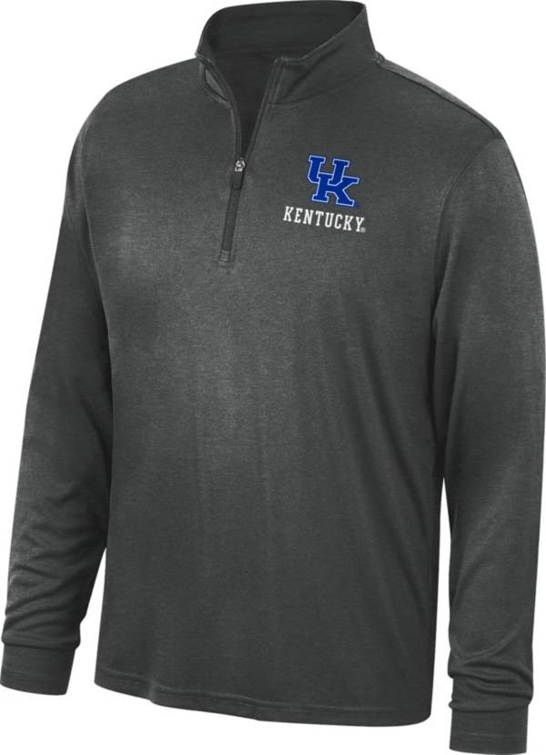 Top of the World Men's Kentucky Wildcats Grey Quarter-Zip Shirt