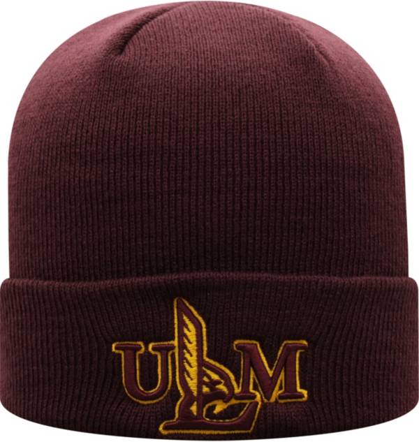 Top of the World Men's Louisiana-Monroe Warhawks Maroon Cuff Knit Beanie