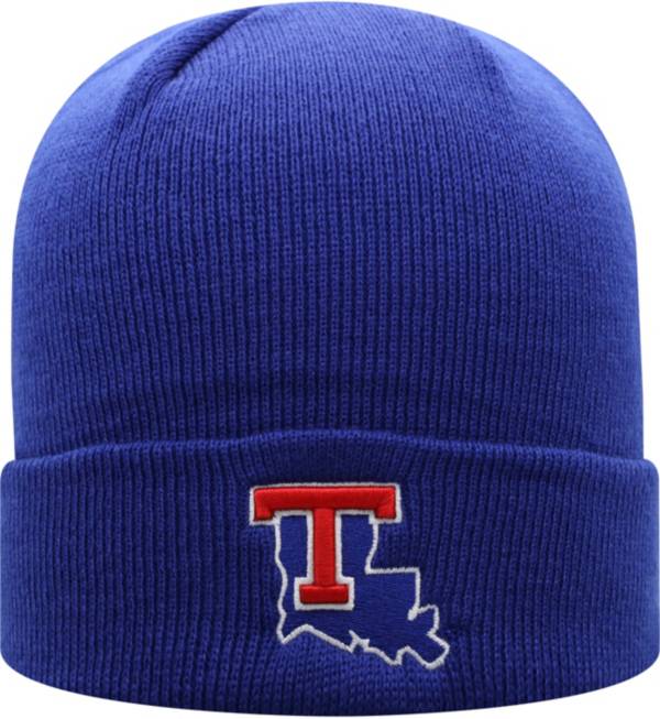 Top of the World Men's Louisiana Tech Bulldogs Blue Cuff Knit Beanie